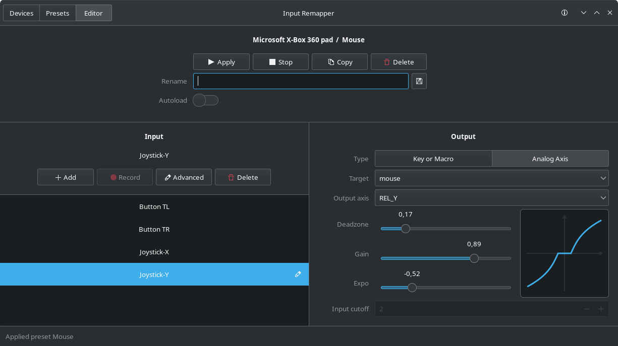 input-remapper screenshot 2