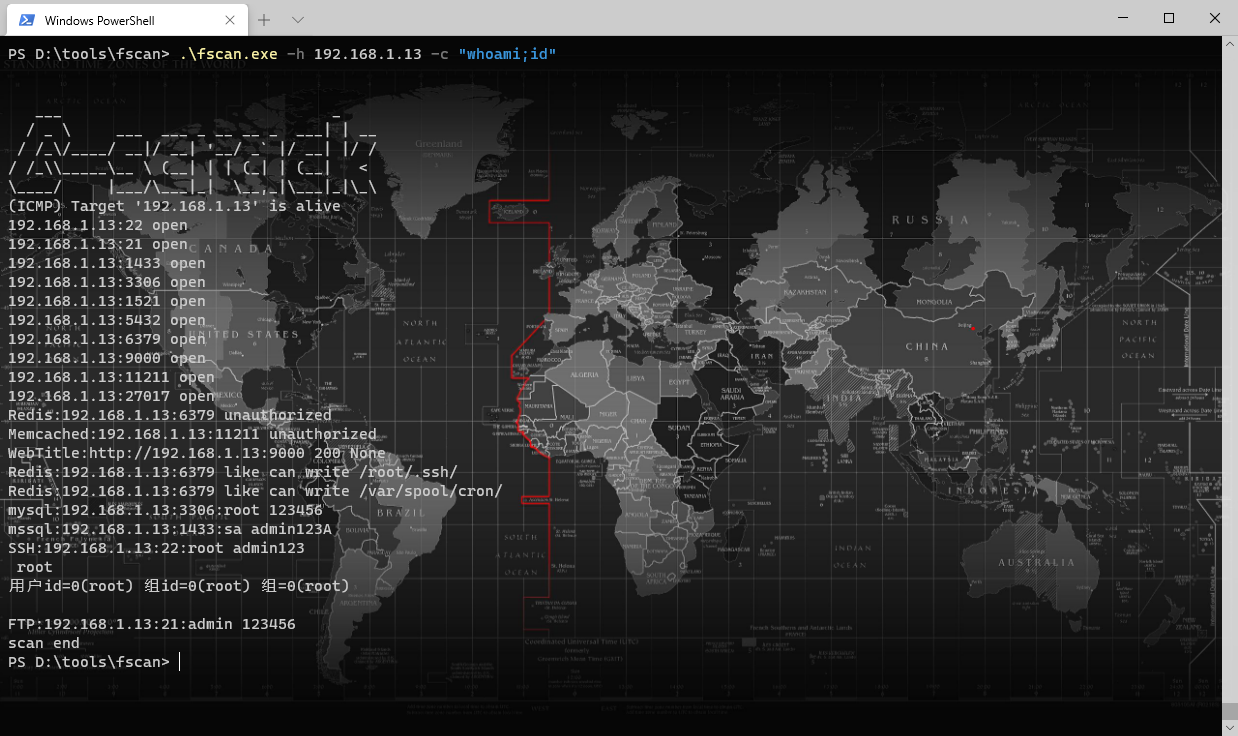 fscan screenshot 4