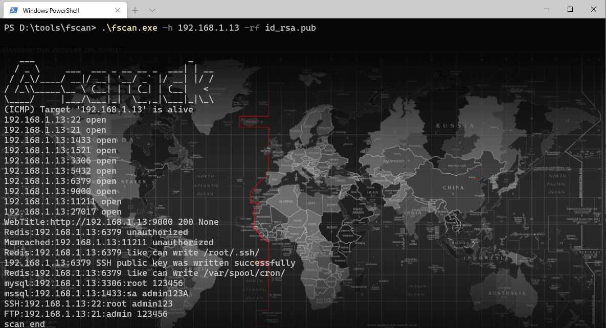 fscan screenshot 3