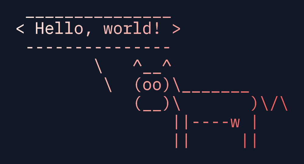cowsay-svelte screenshot 1