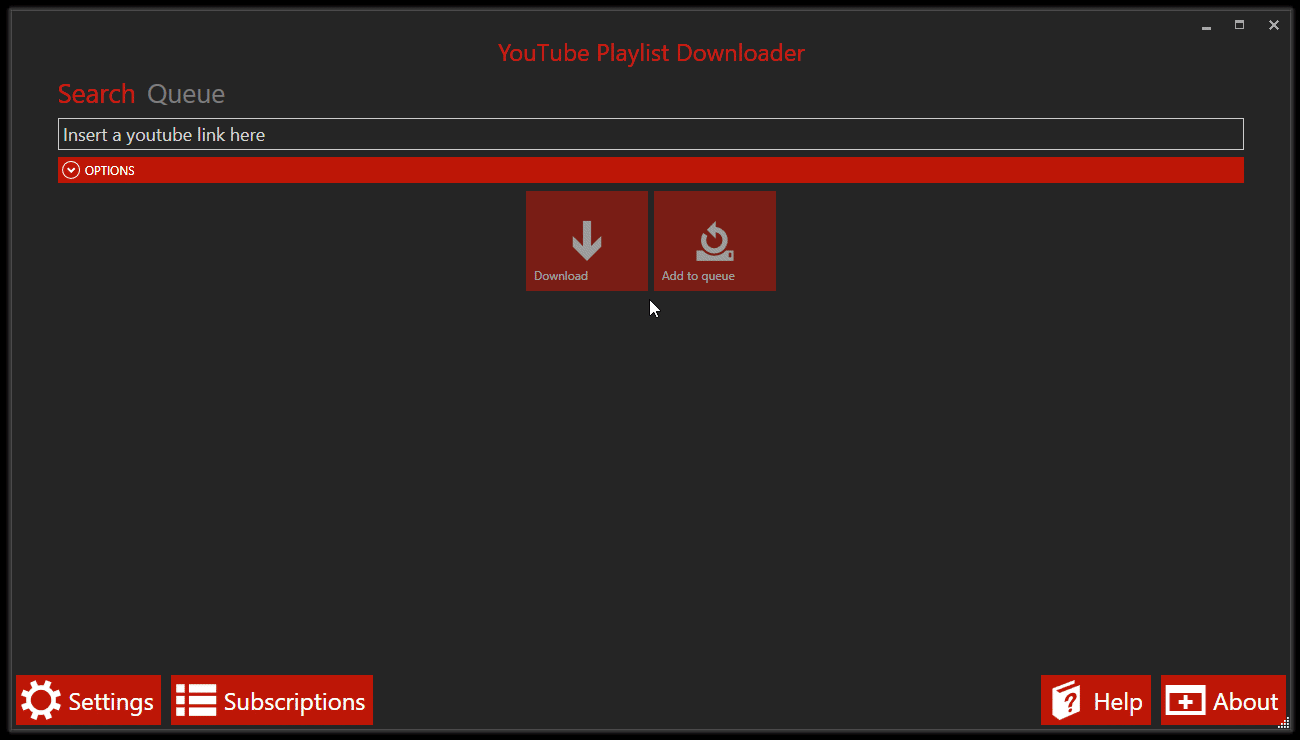 YoutubePlaylistDownloader screenshot 1
