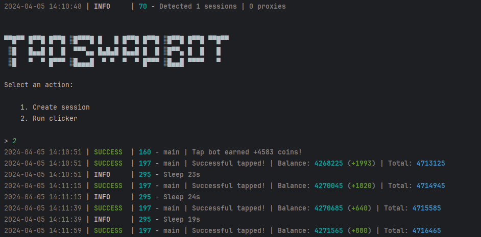 TapSwapBot screenshot 1