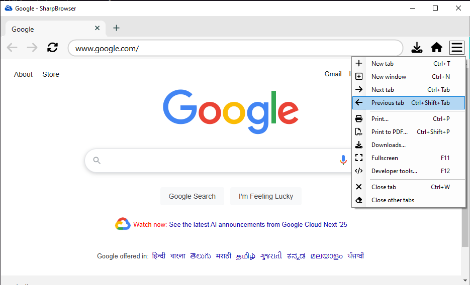 SharpBrowser screenshot 11
