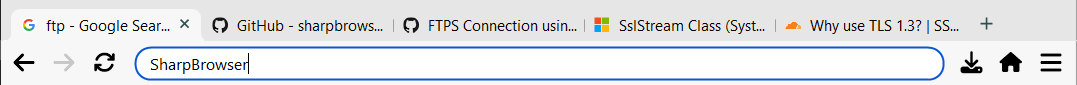 SharpBrowser screenshot 1