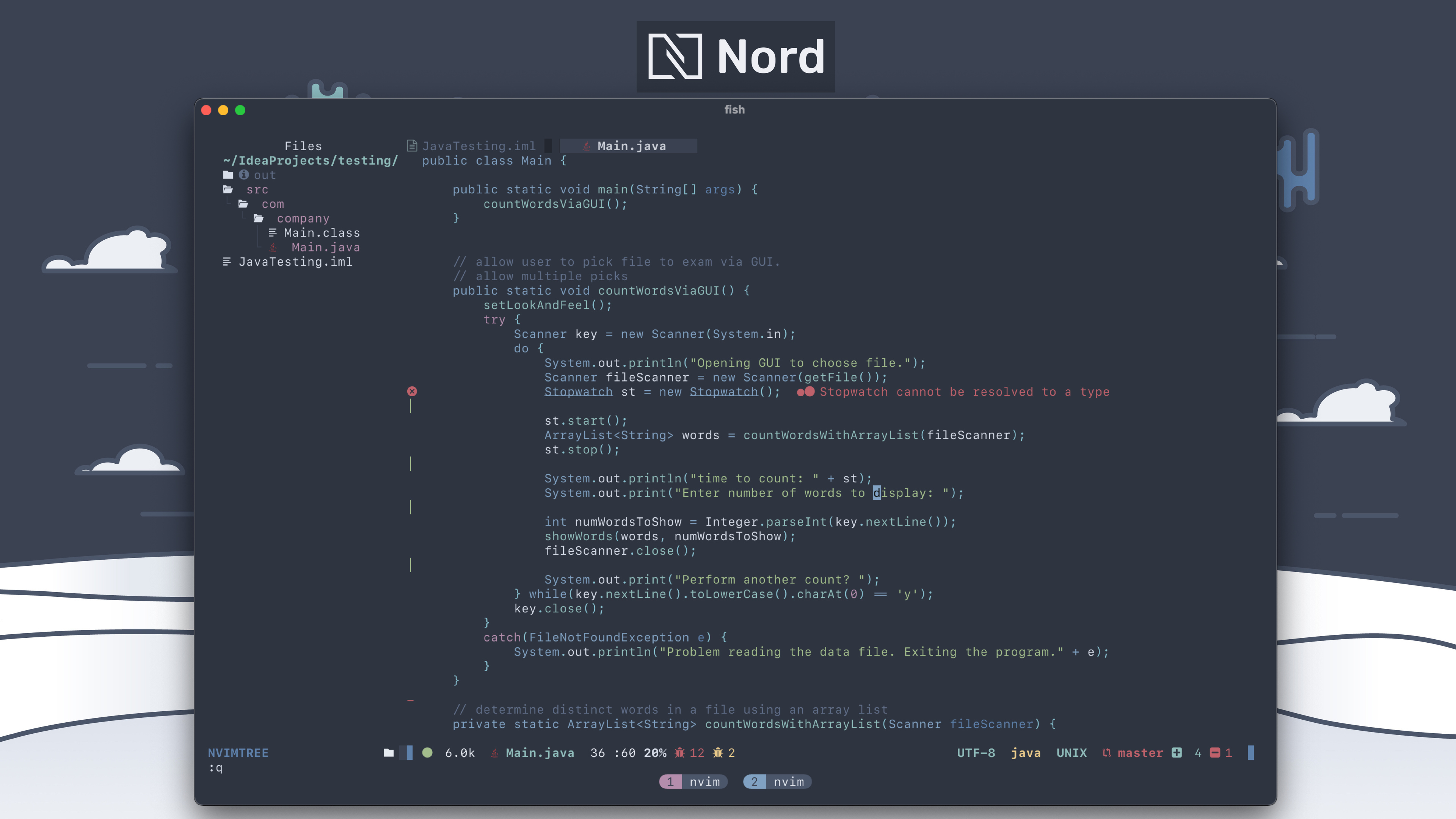 nord.nvim screenshot 1