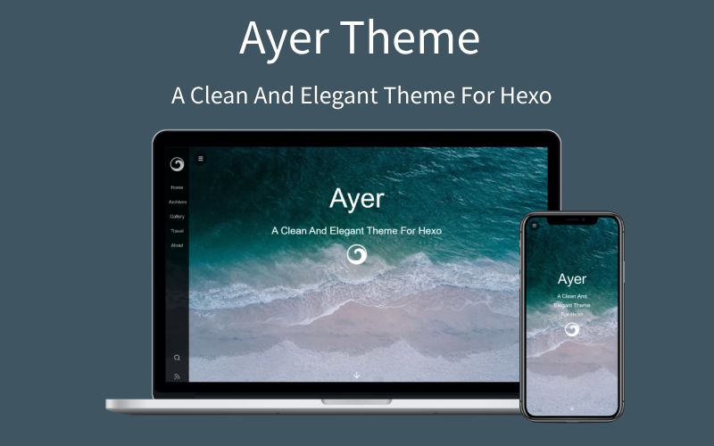 hexo-theme-ayer screenshot 1