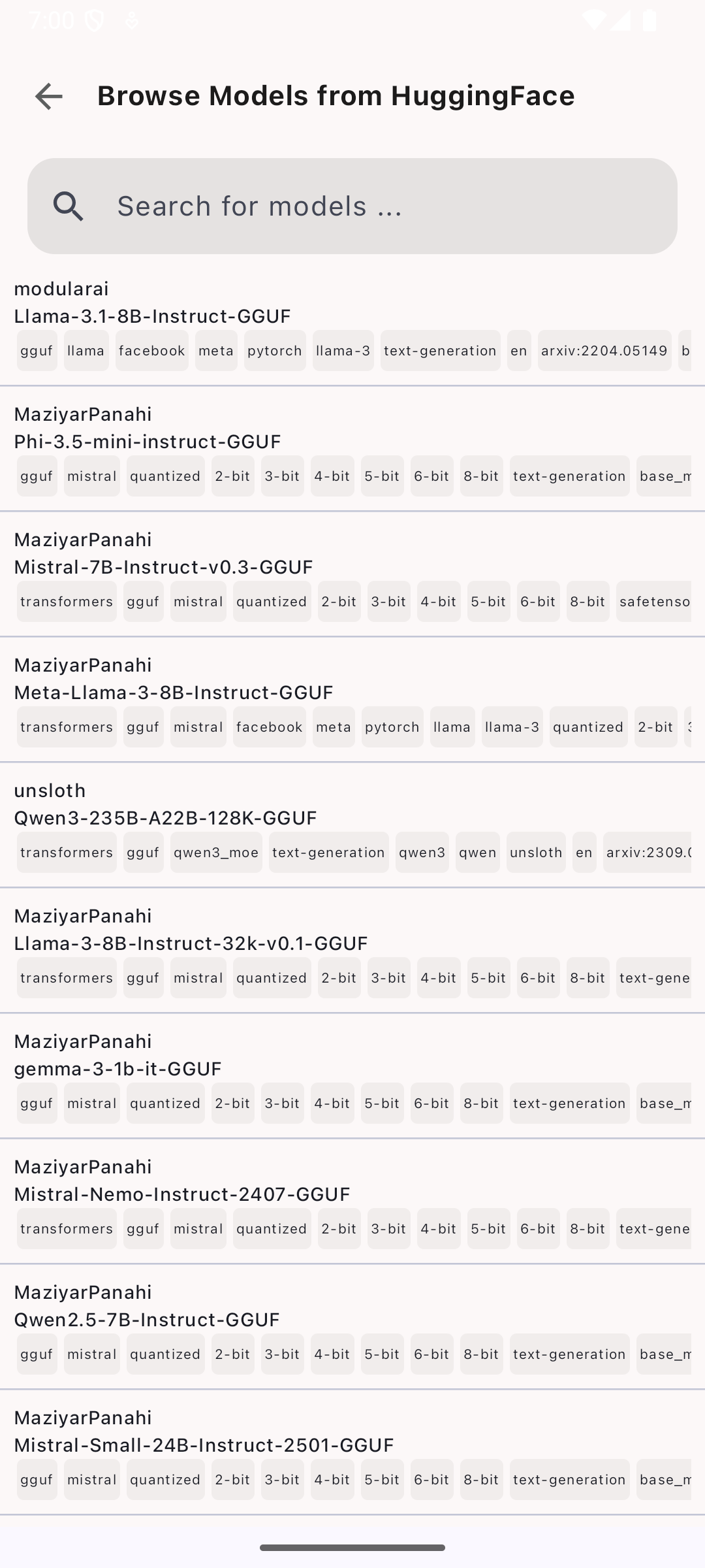 SmolChat-Android screenshot 2