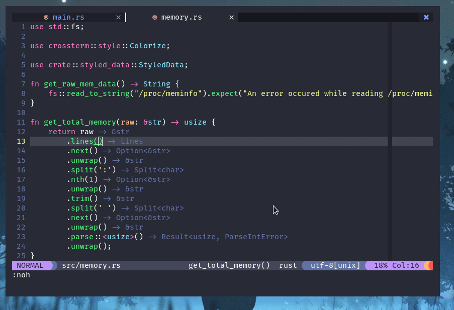 rust-tools.nvim screenshot 7