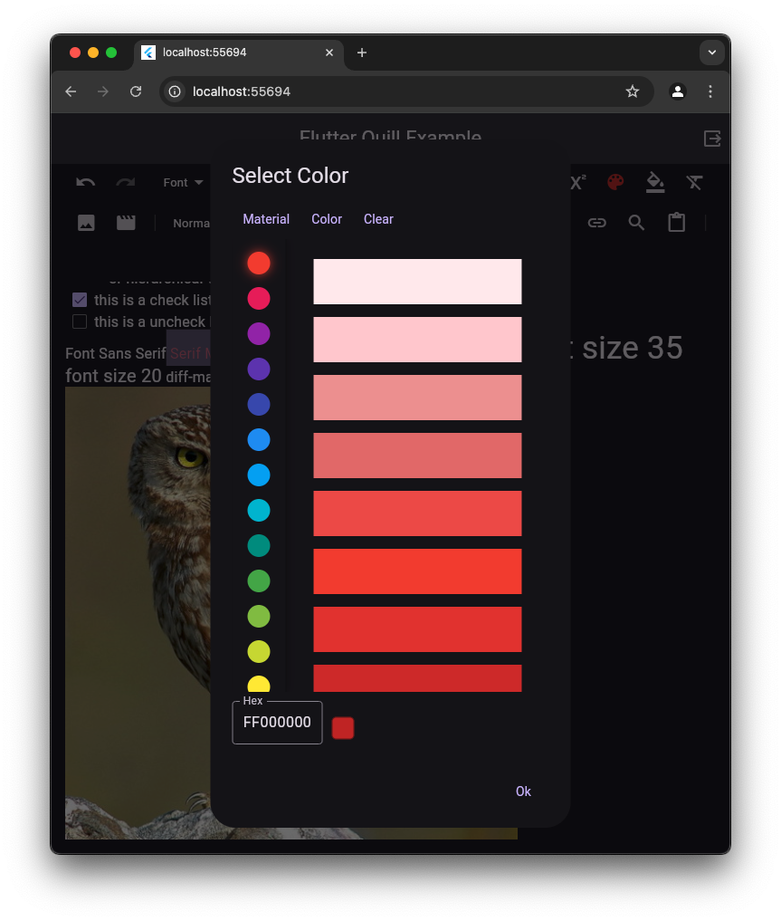 flutter-quill screenshot 3