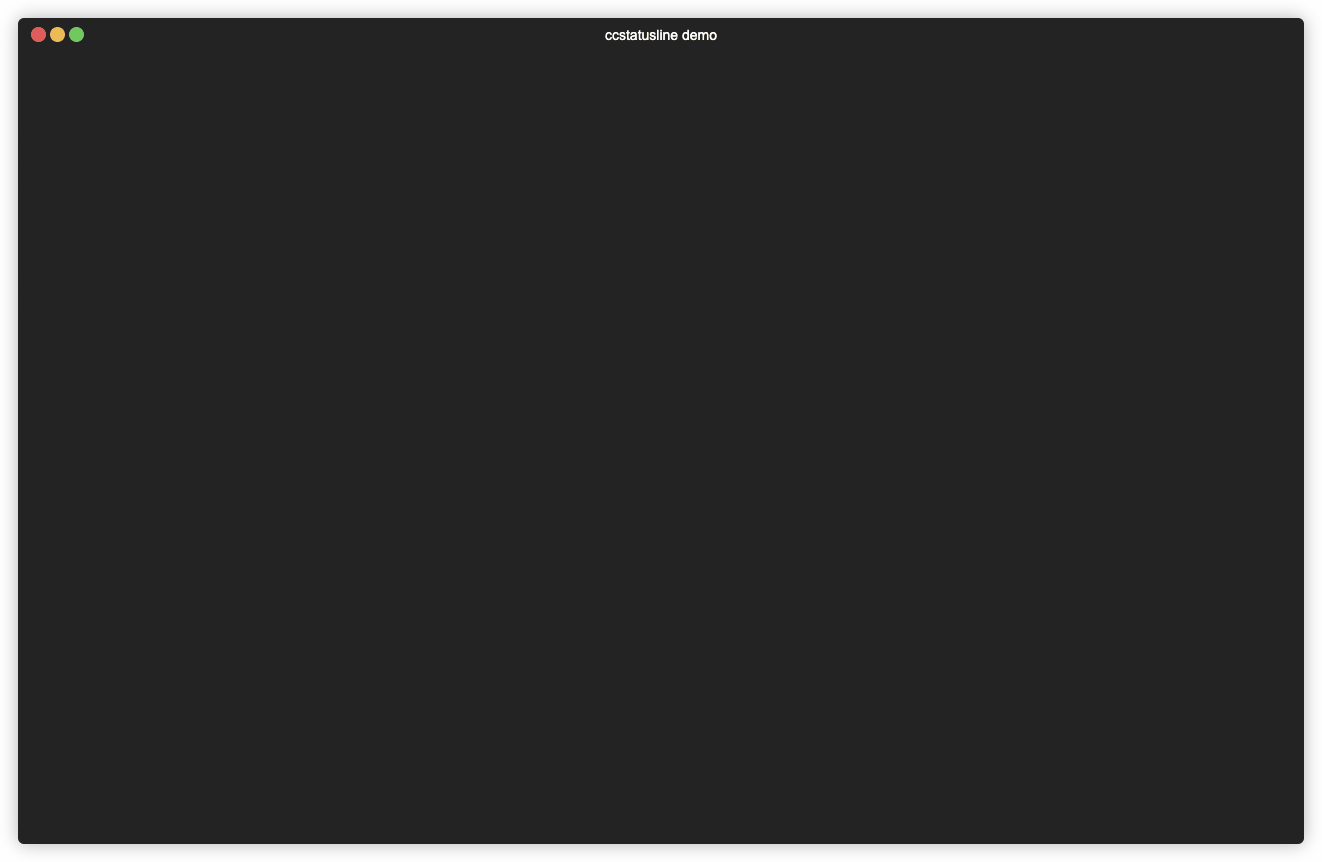 ccstatusline screenshot 1