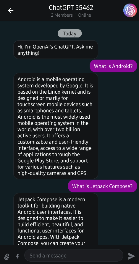 chatgpt-android screenshot 3