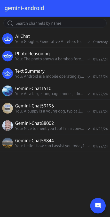 gemini-android screenshot 2
