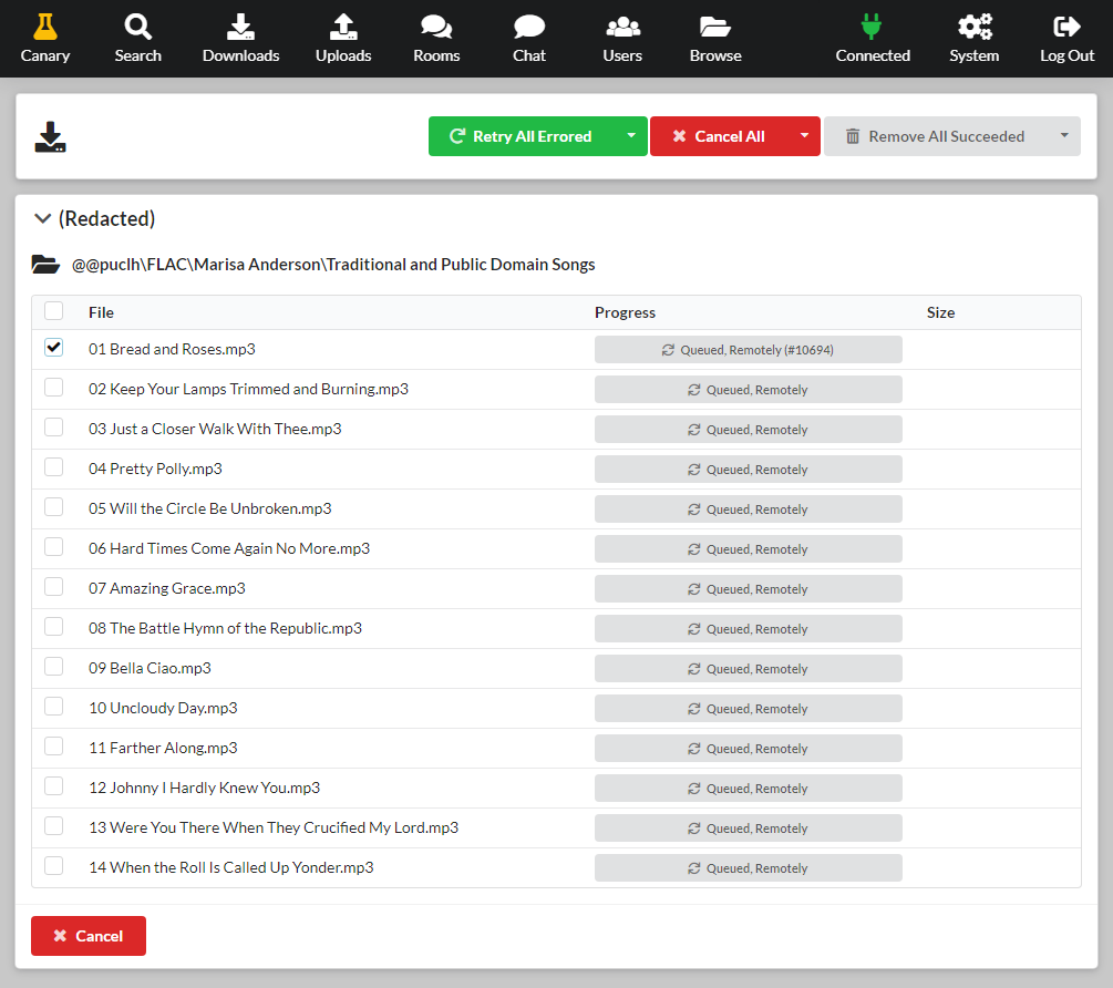 slskd screenshot 4