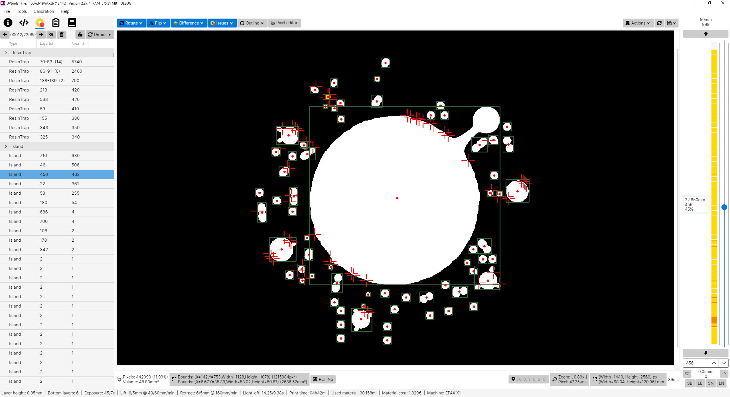 UVtools screenshot 2