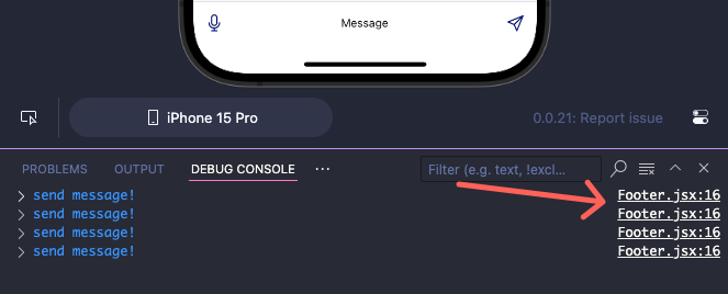 react-native-ide screenshot 2