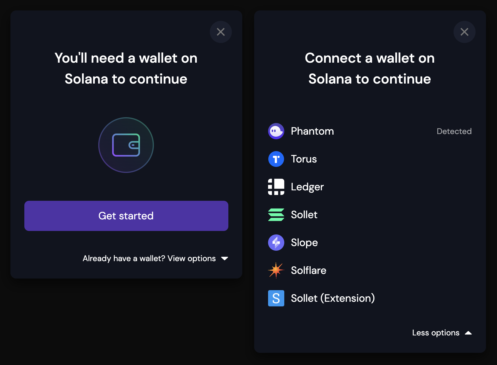 wallet-adapter screenshot 1