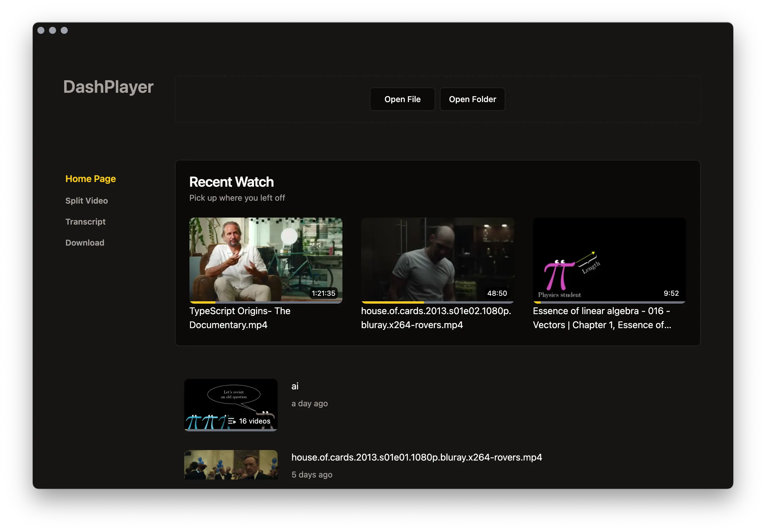 DashPlayer screenshot 3