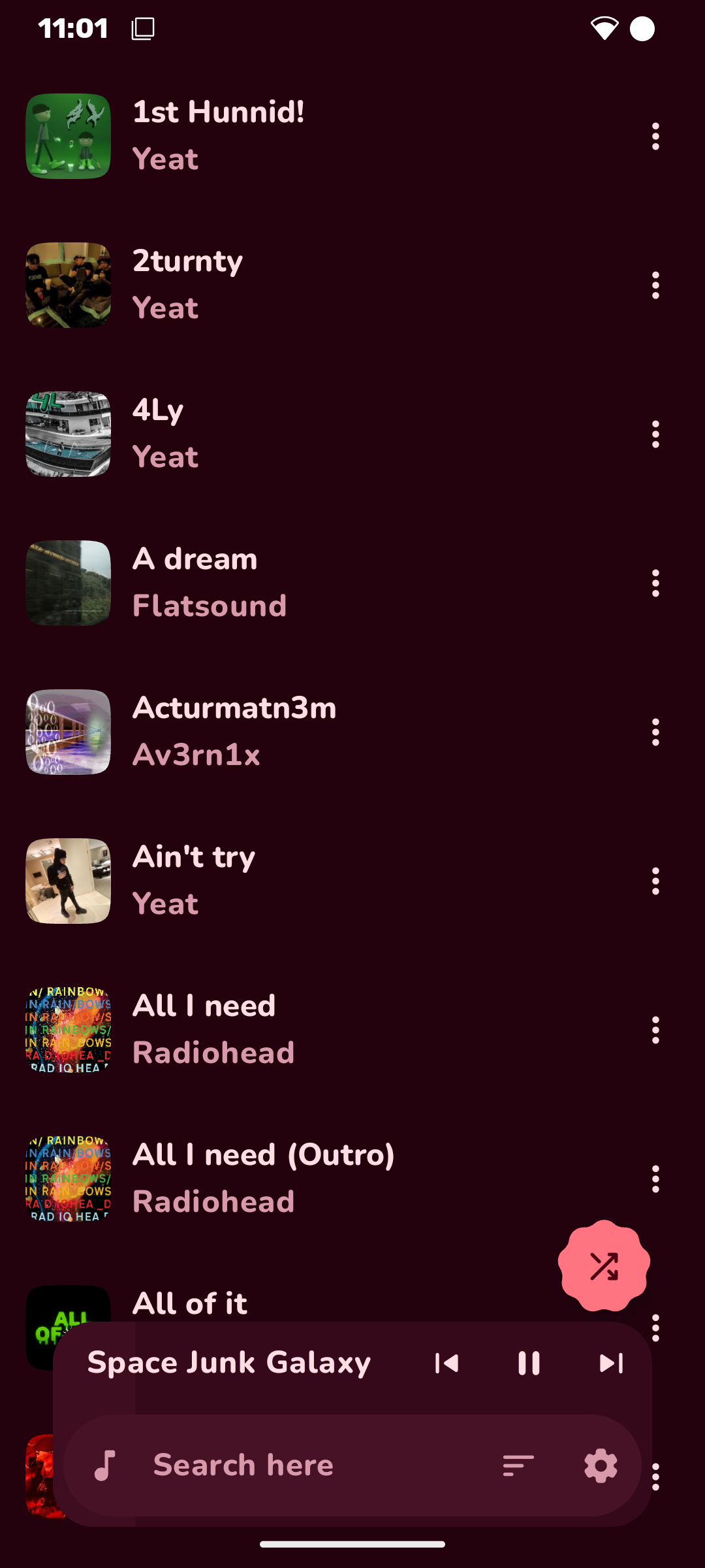 CuteMusic screenshot 1