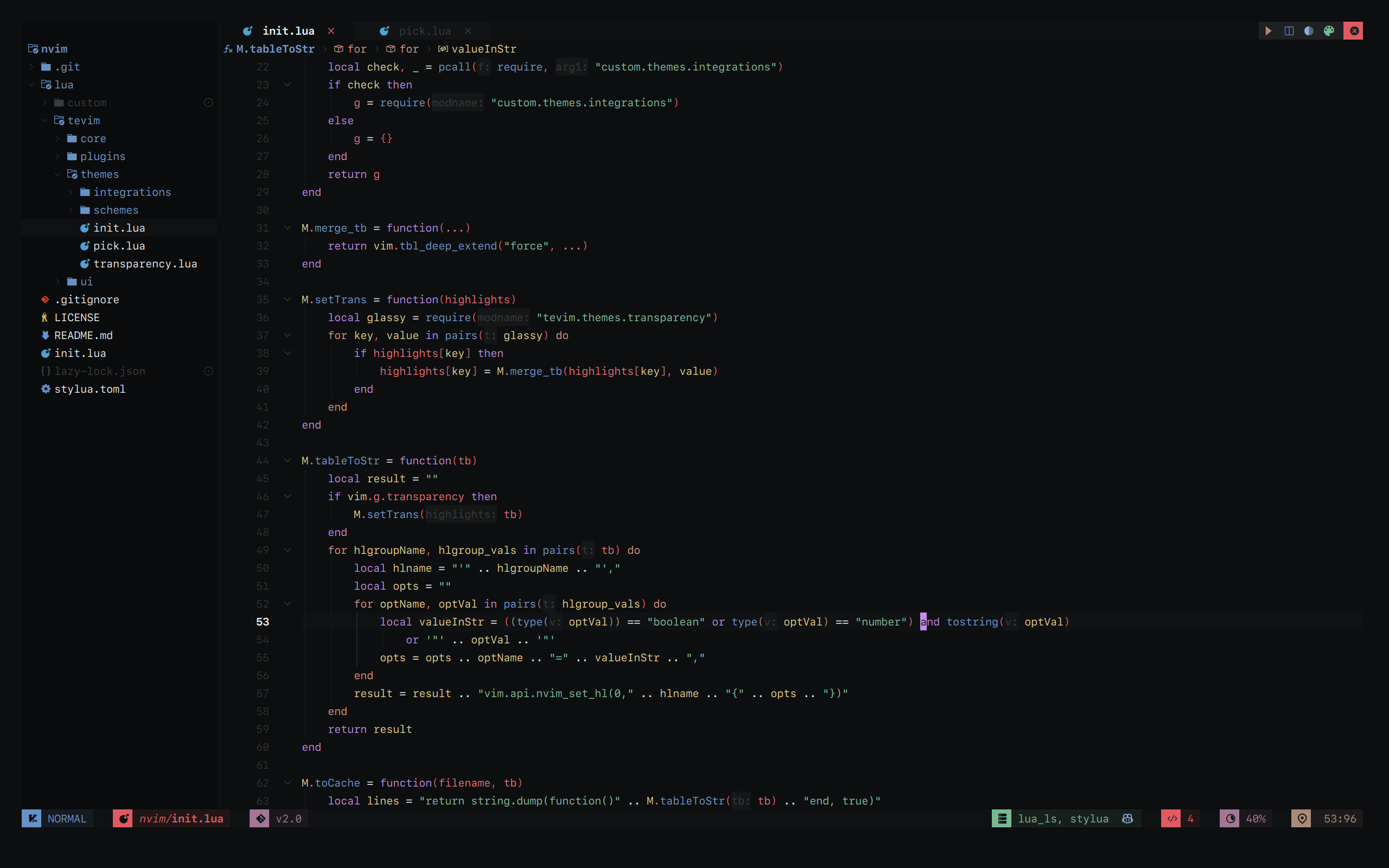 TeVim screenshot 1