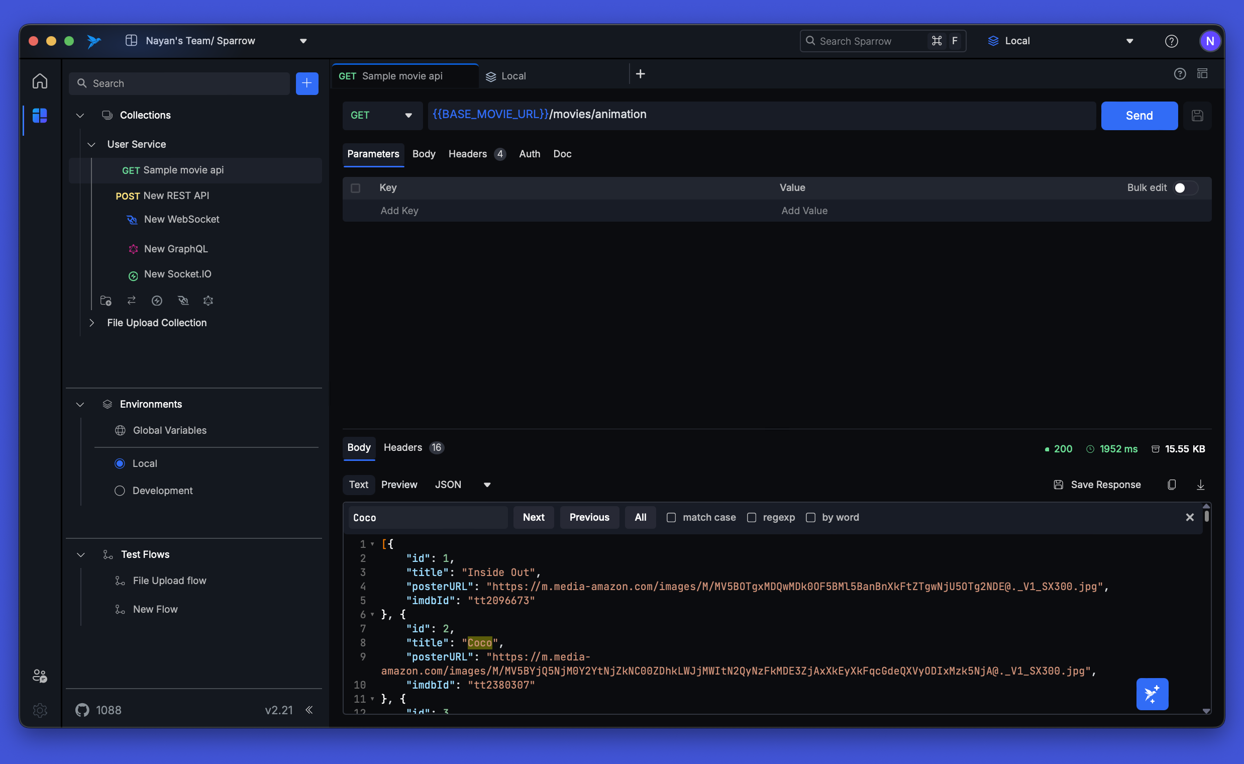sparrow-app screenshot 1