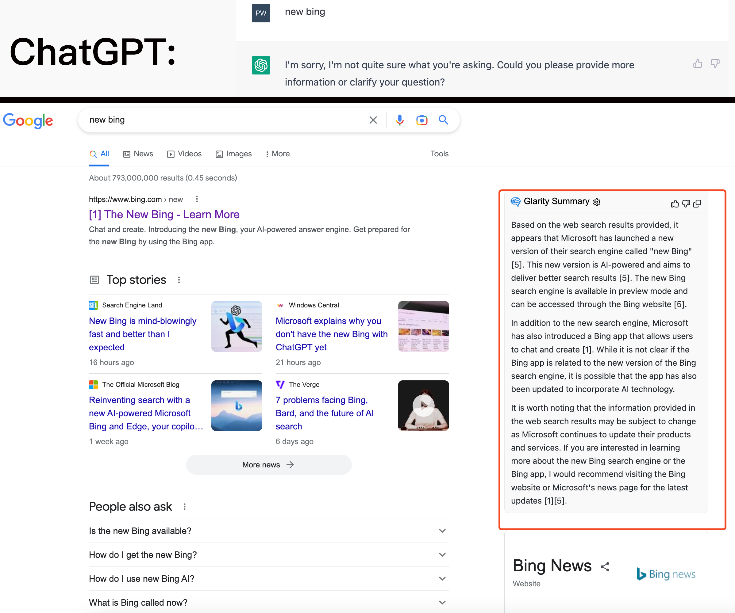 chatgpt-google-summary-extension screenshot 1