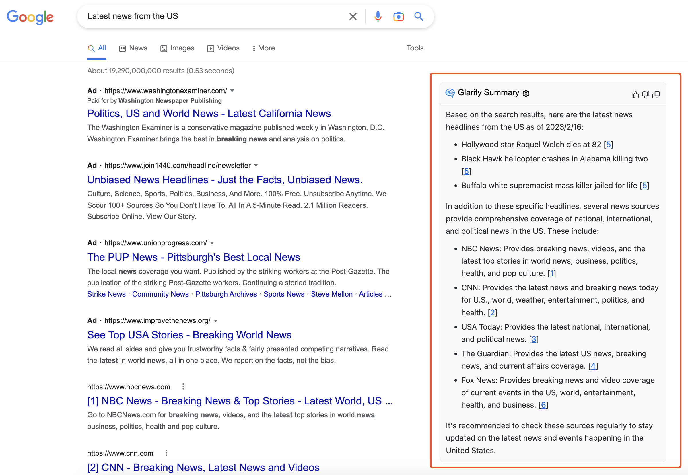 chatgpt-google-summary-extension screenshot 2