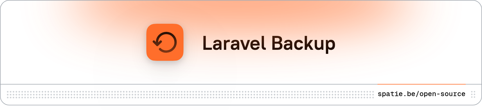 laravel-backup screenshot 1