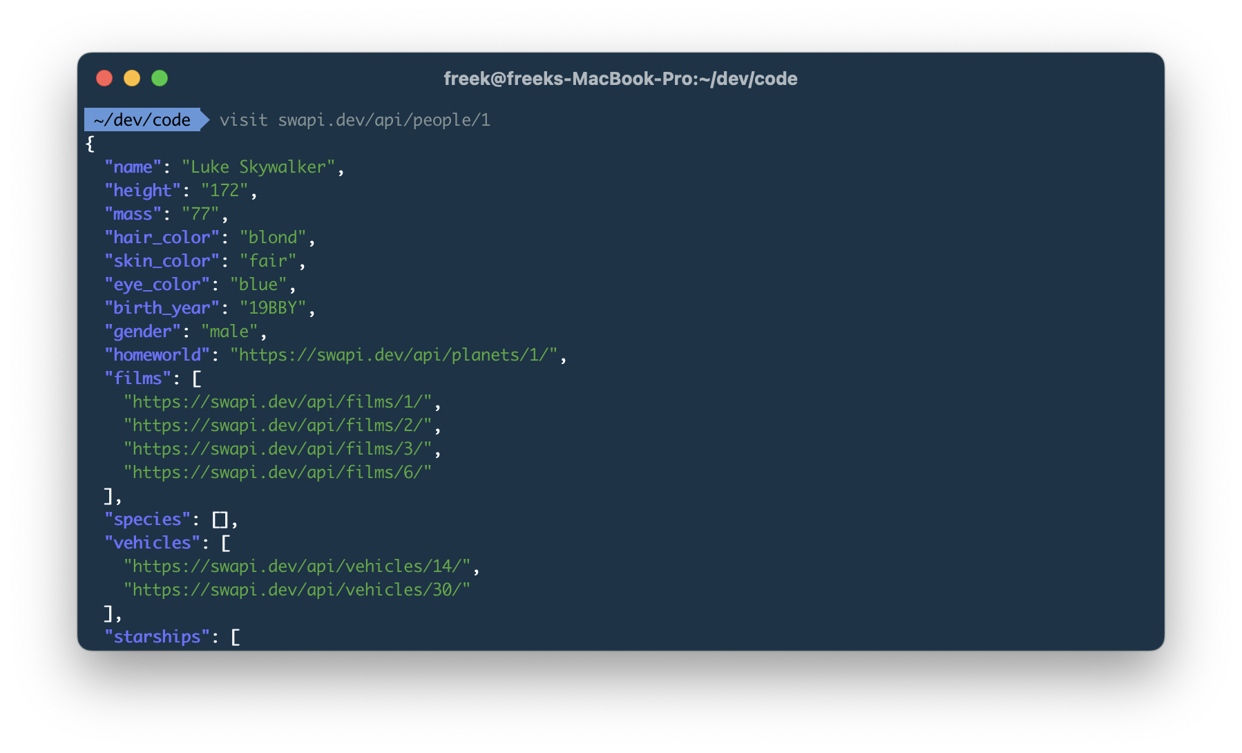 visit screenshot 2