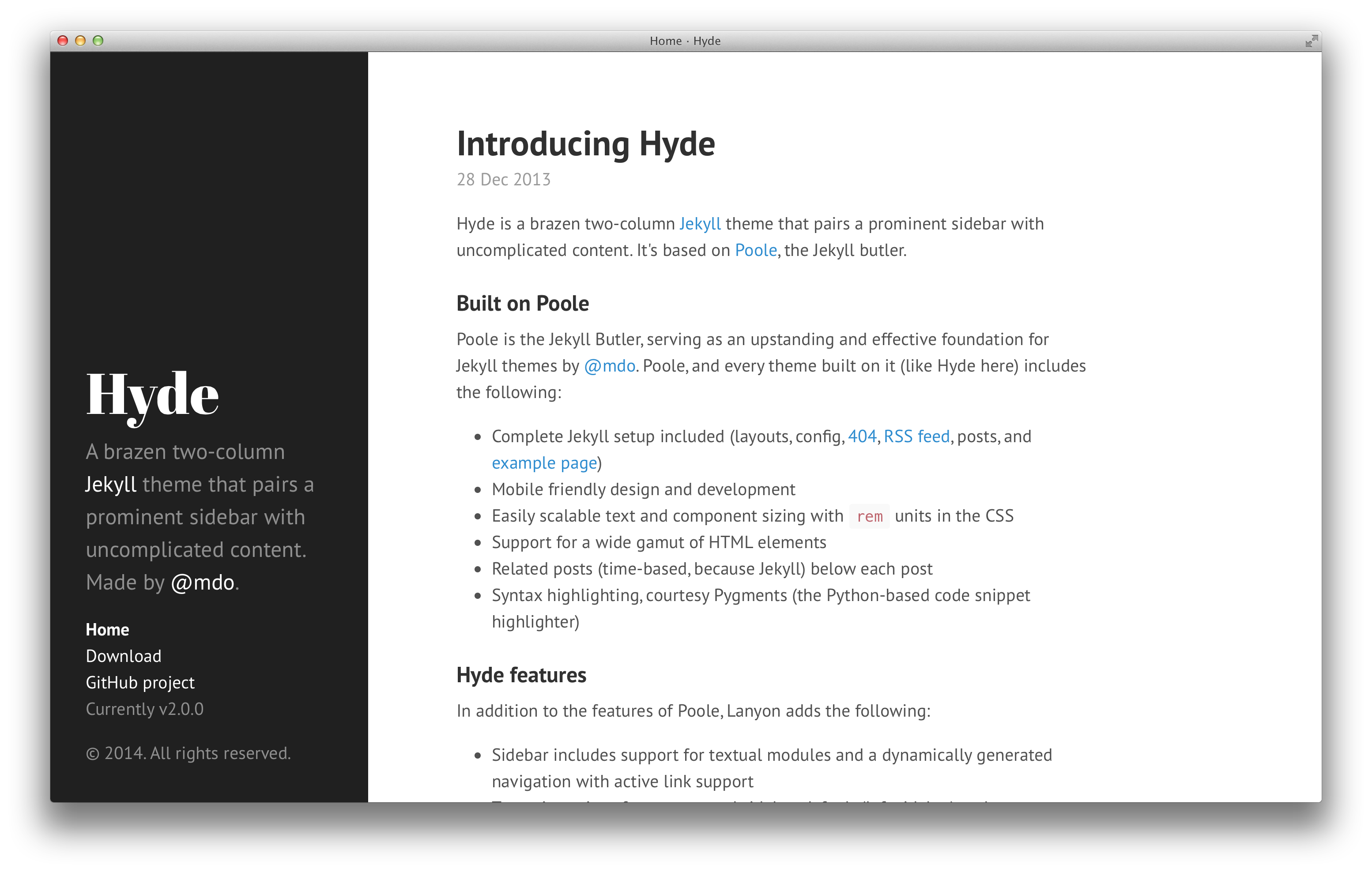 hyde screenshot 1