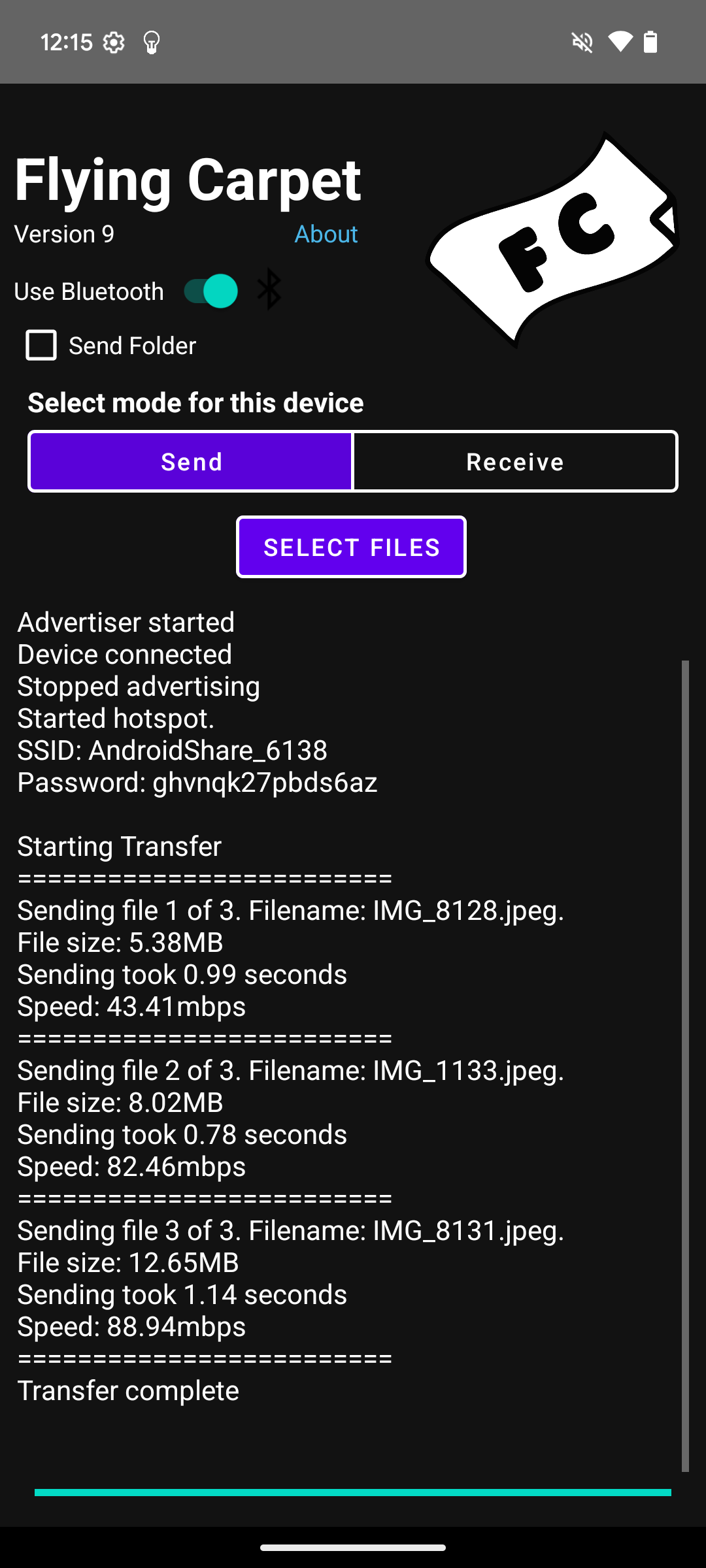 FlyingCarpet screenshot 3