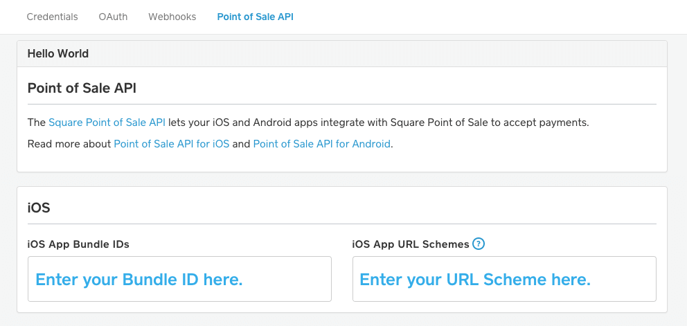 SquarePointOfSaleSDK-iOS screenshot 2
