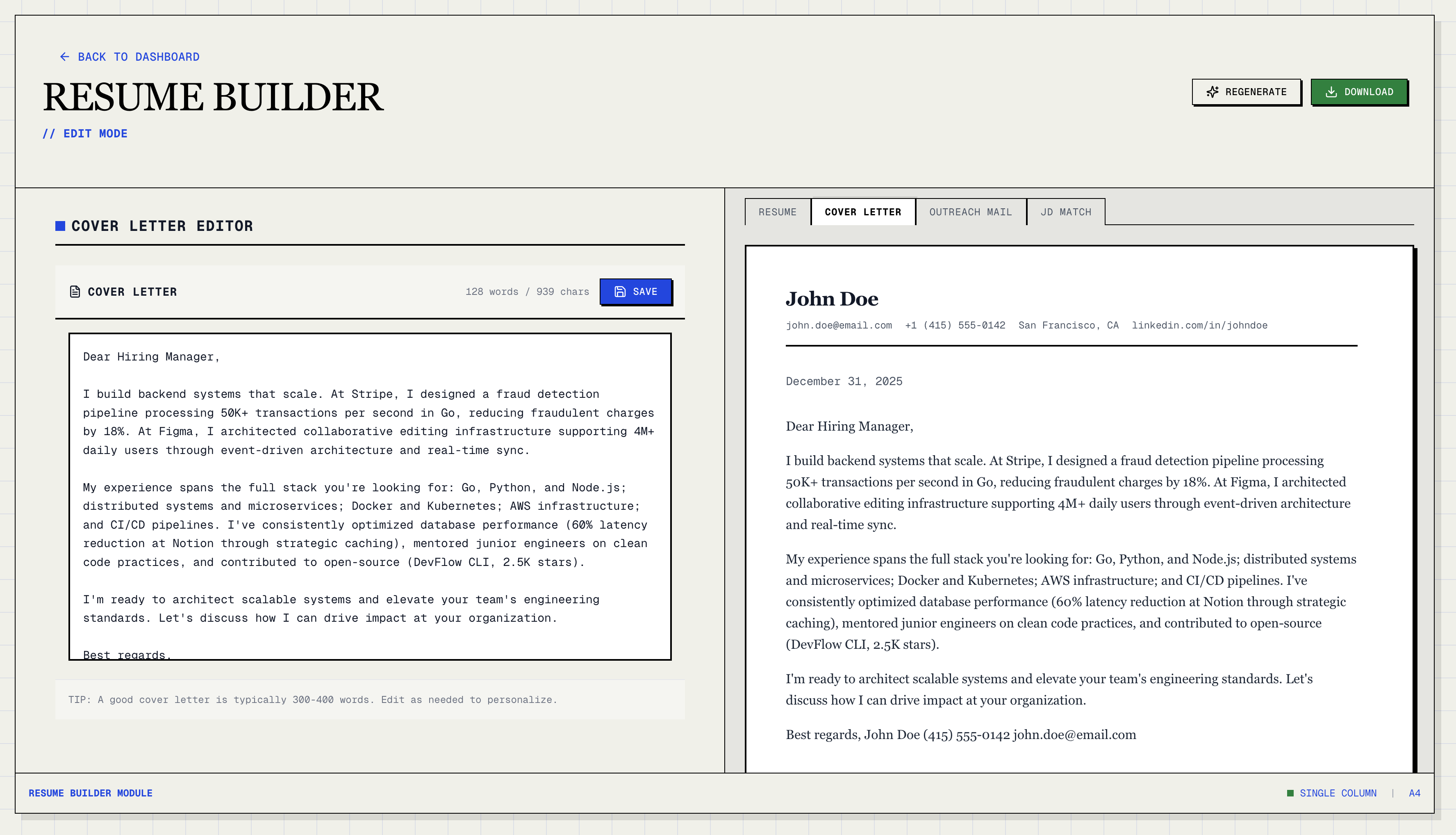 Resume-Matcher screenshot 12