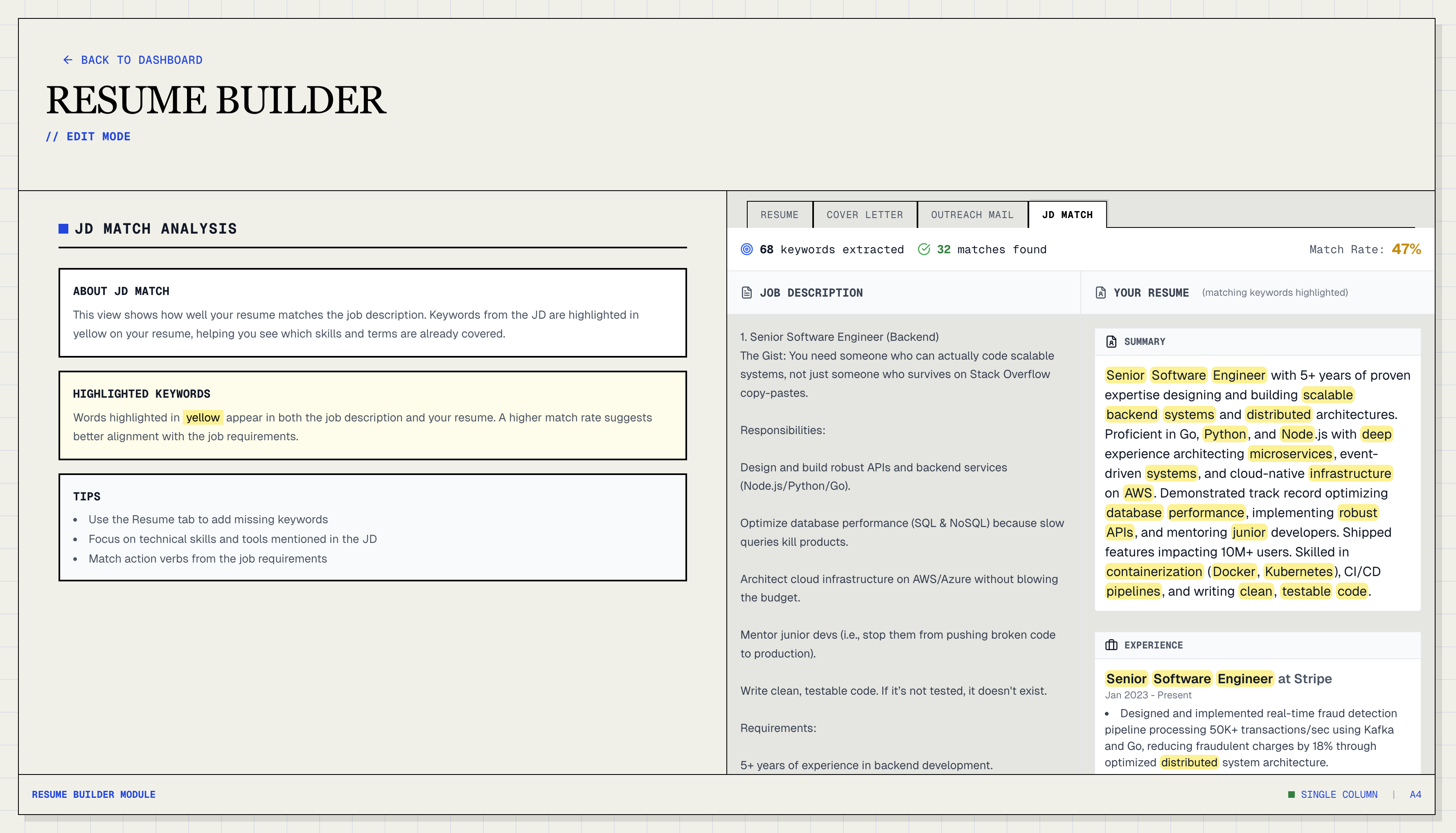 Resume-Matcher screenshot 13
