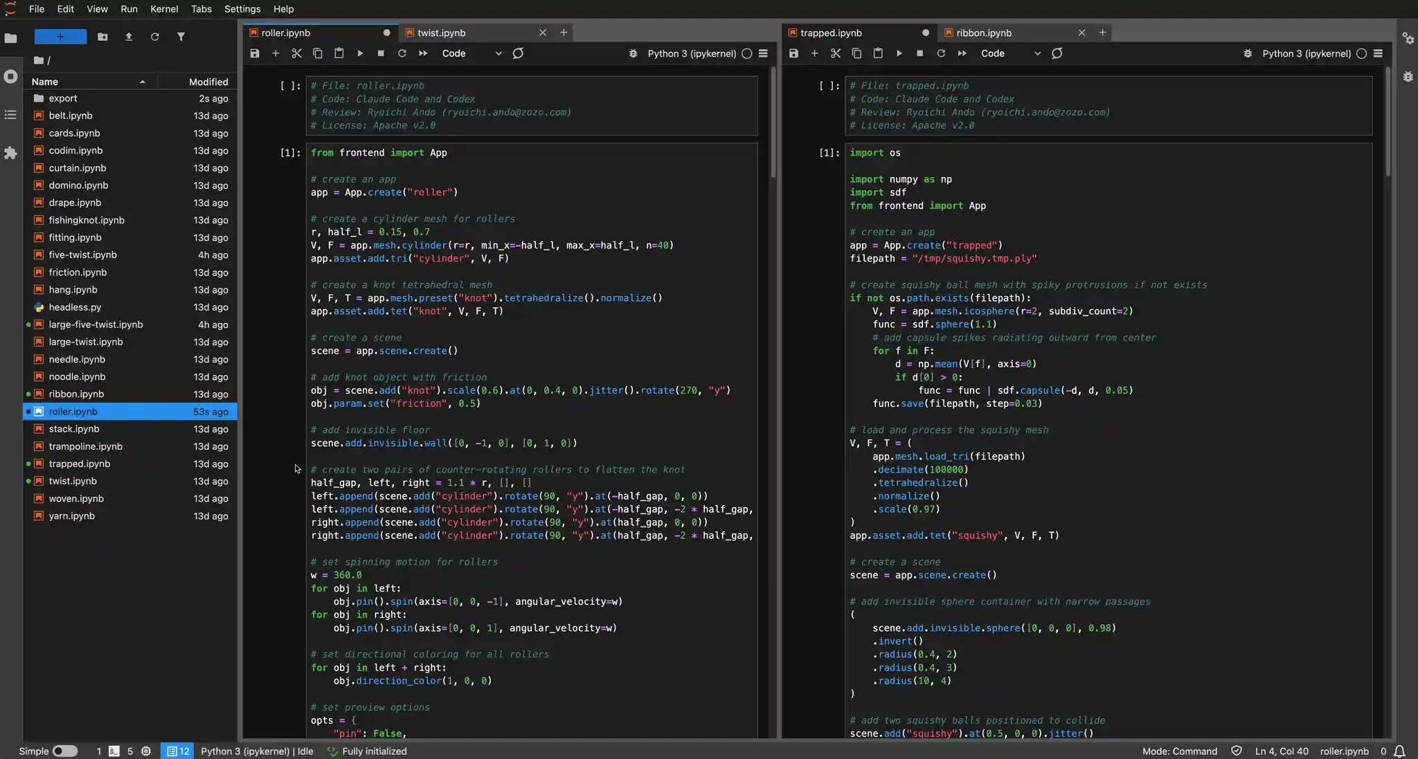 ppf-contact-solver screenshot 3