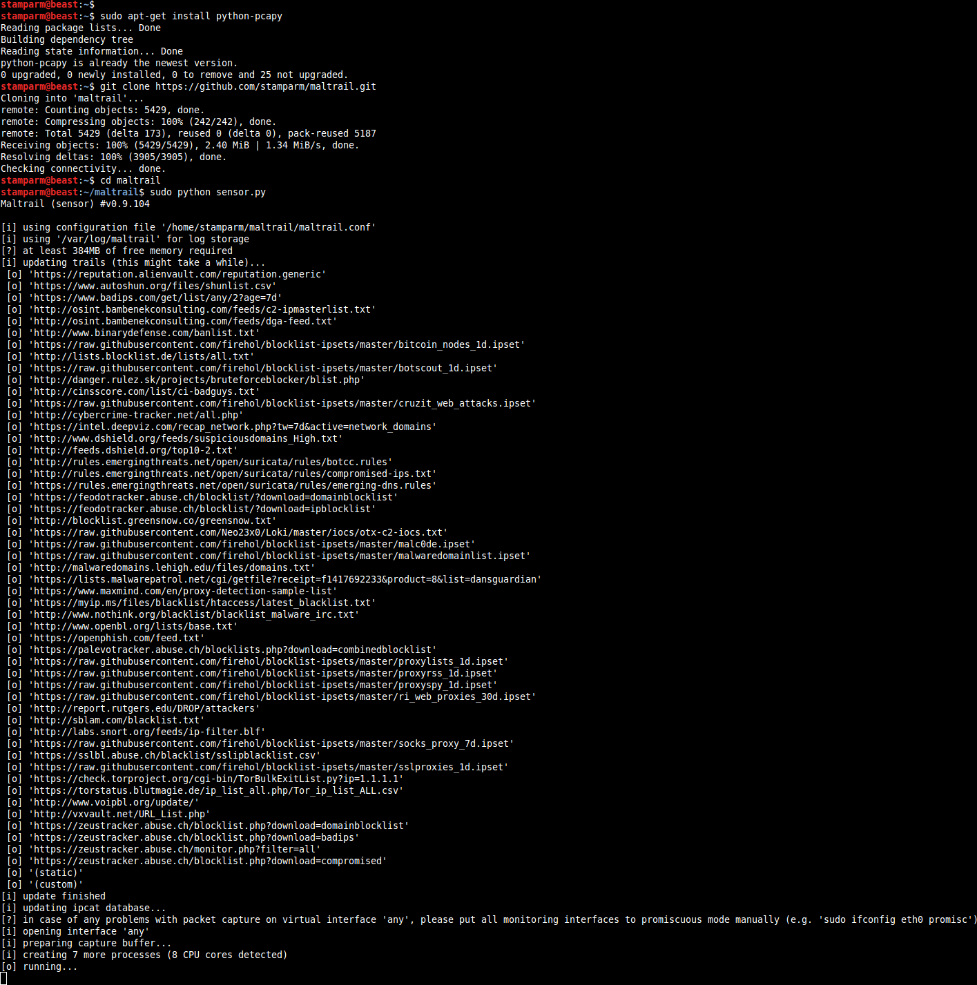 maltrail screenshot 4