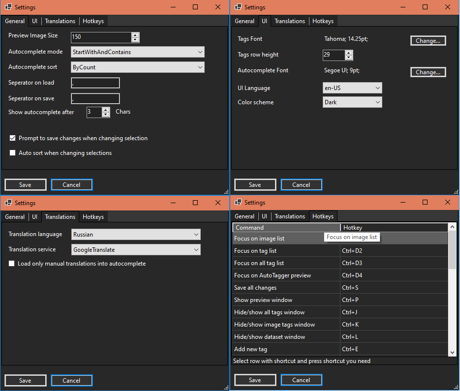 BooruDatasetTagManager screenshot 4