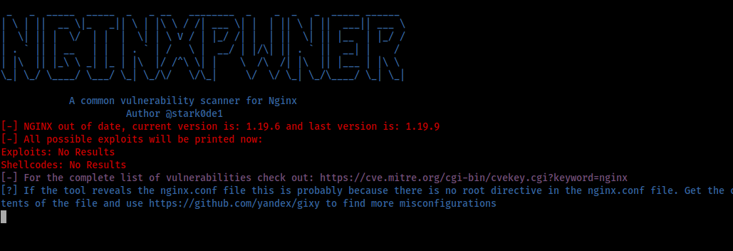 nginxpwner screenshot 1