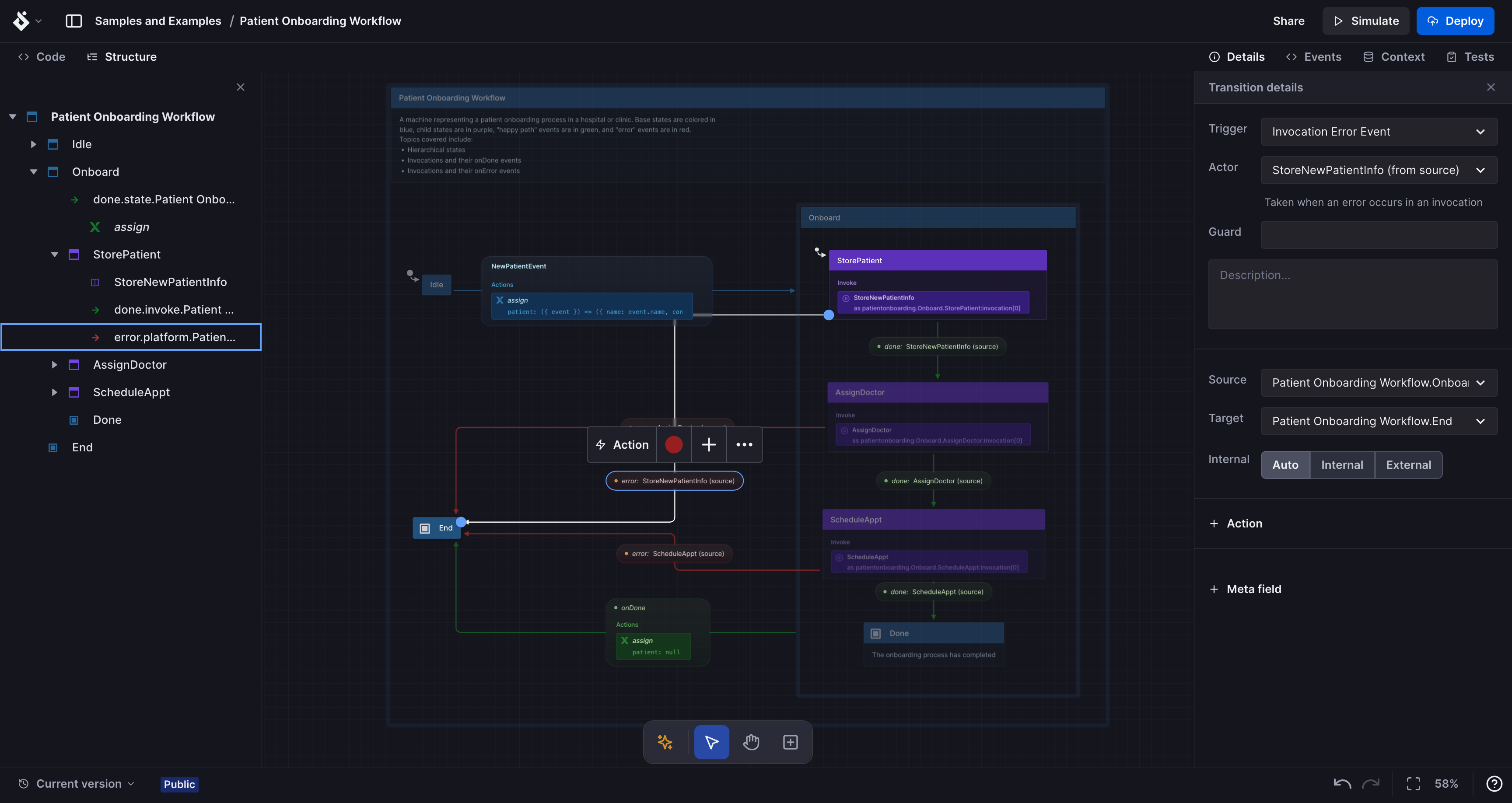 xstate screenshot 1