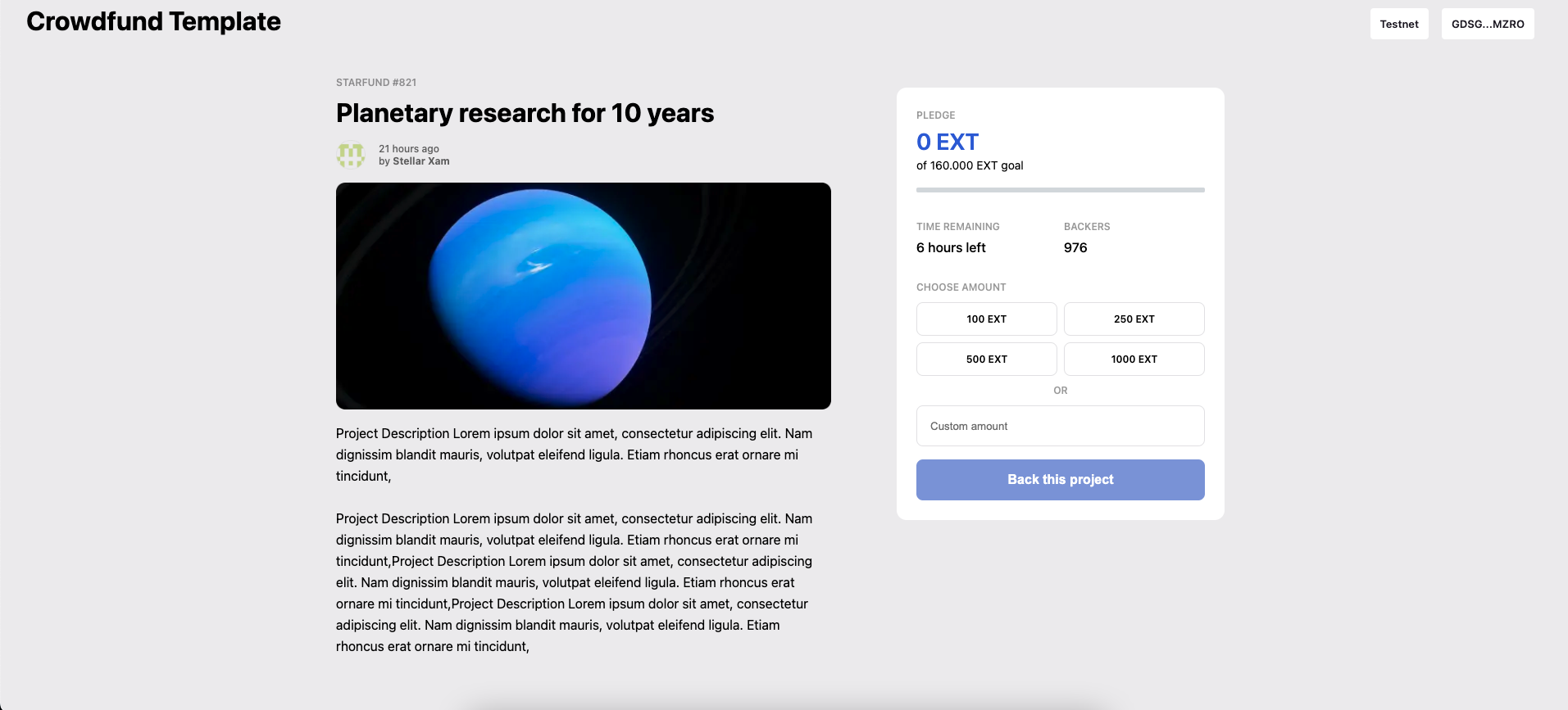soroban-example-dapp screenshot 1