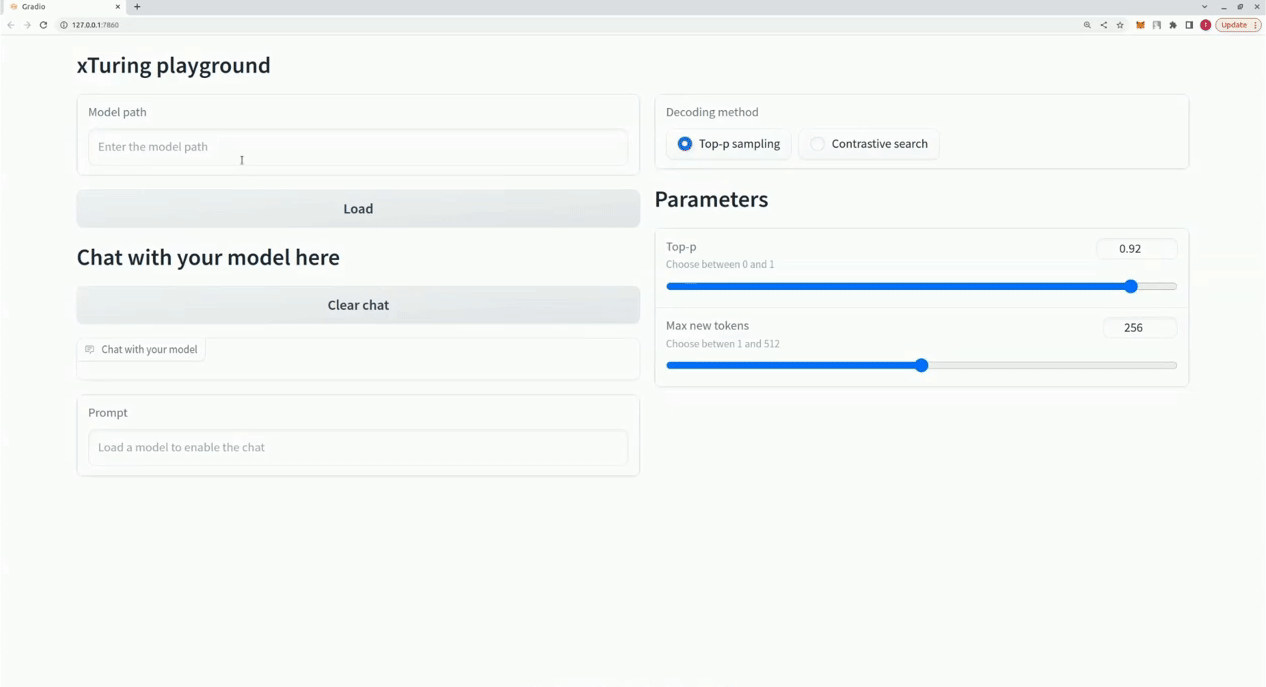 xturing screenshot 4