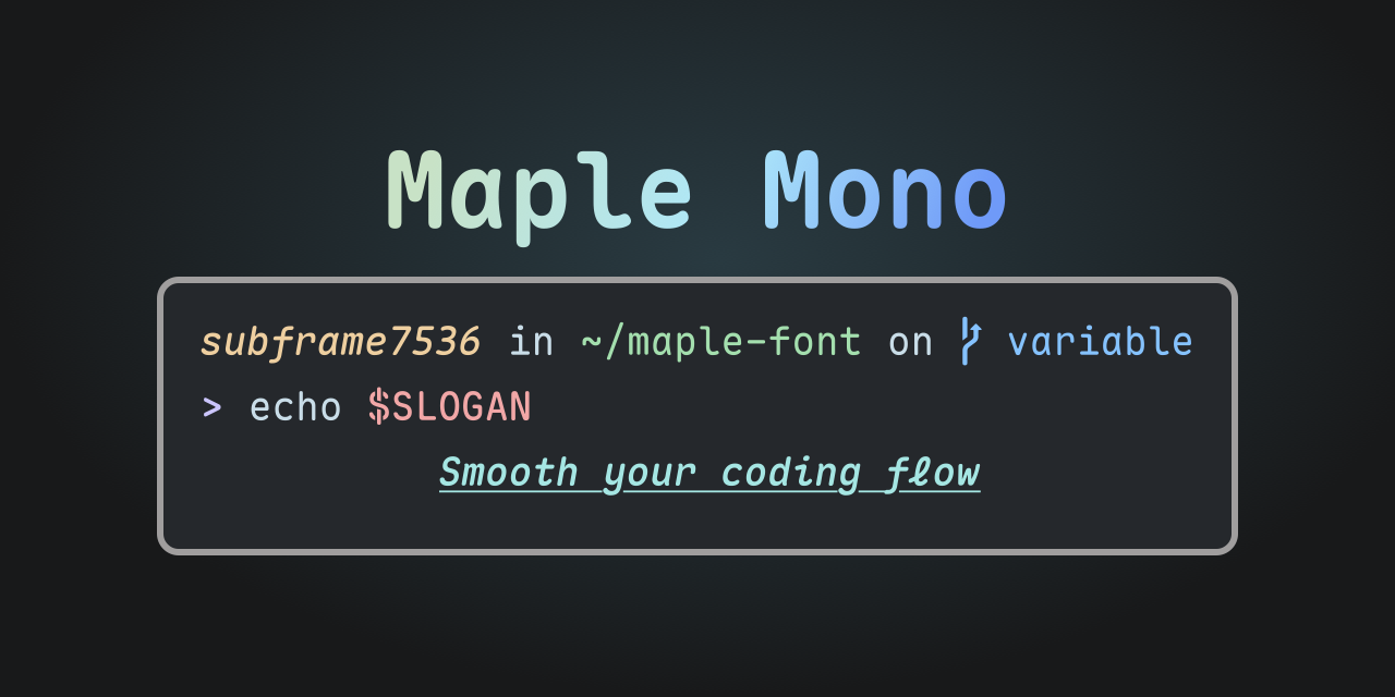 maple-font screenshot 1