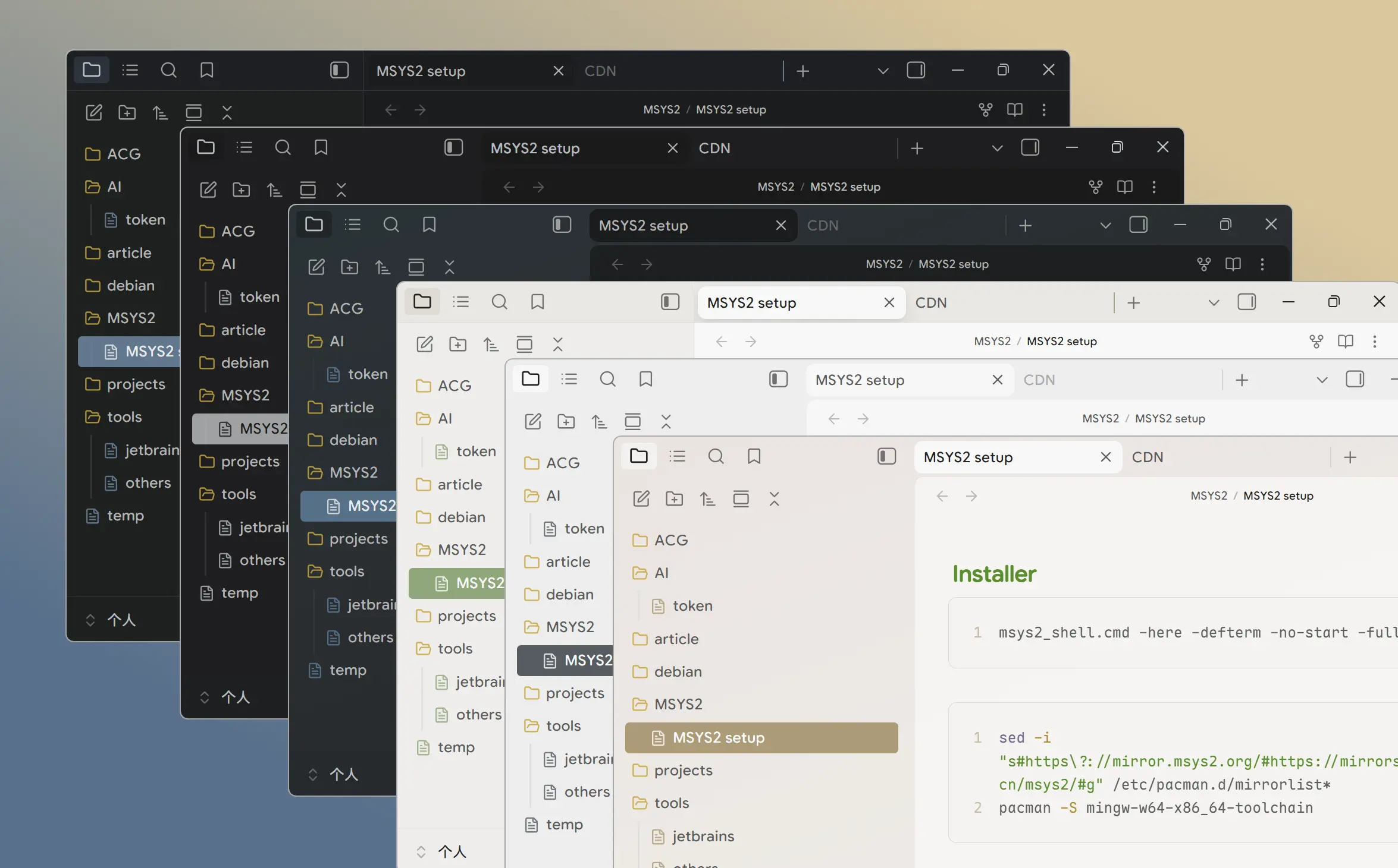 obsidian-theme-maple screenshot 2