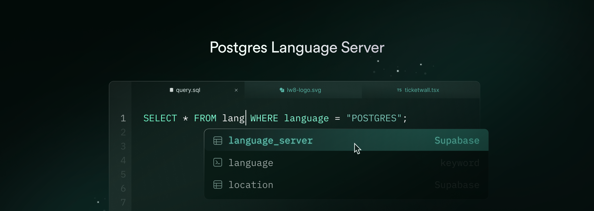 postgres_lsp screenshot 1