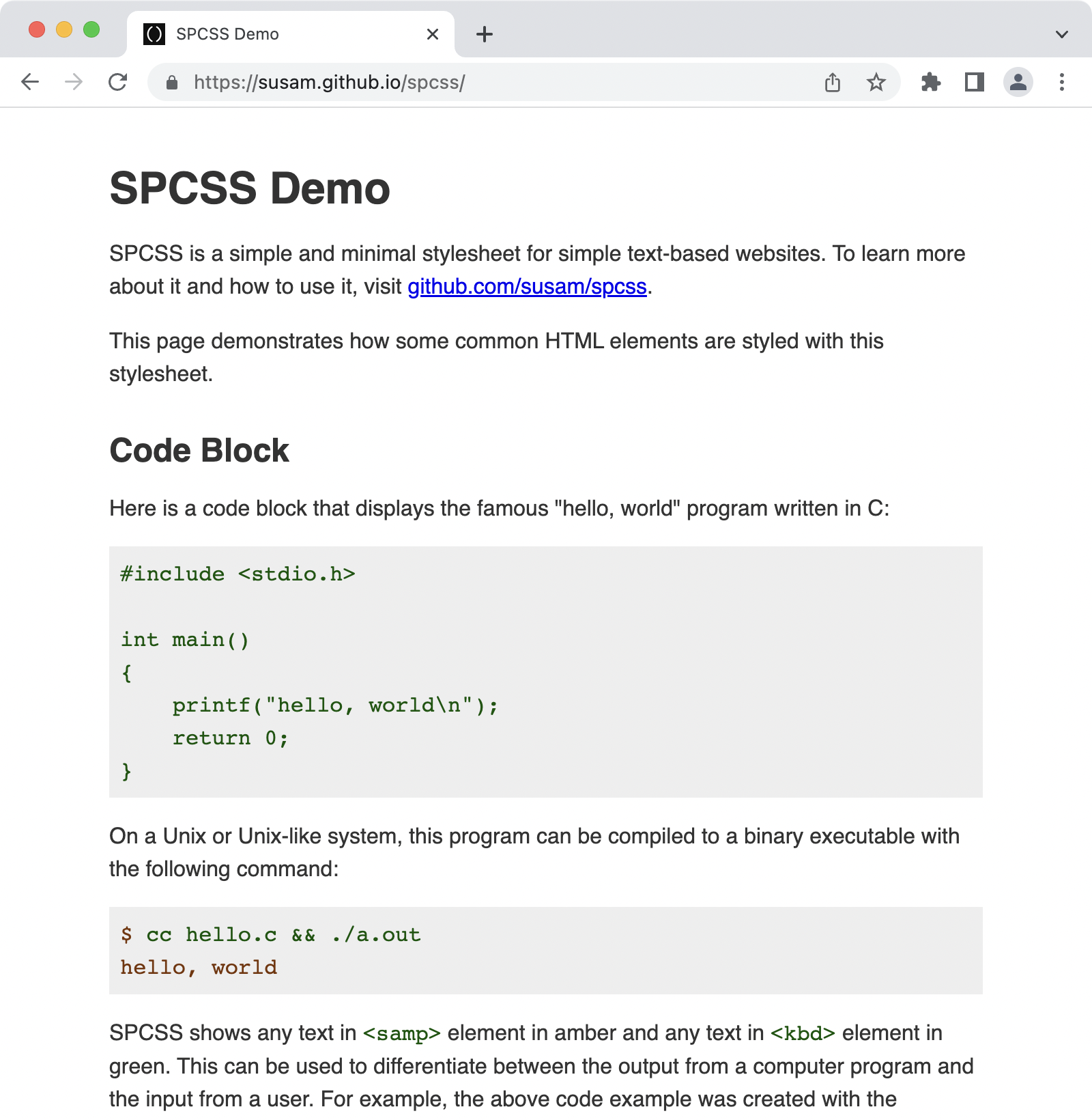 spcss screenshot 1