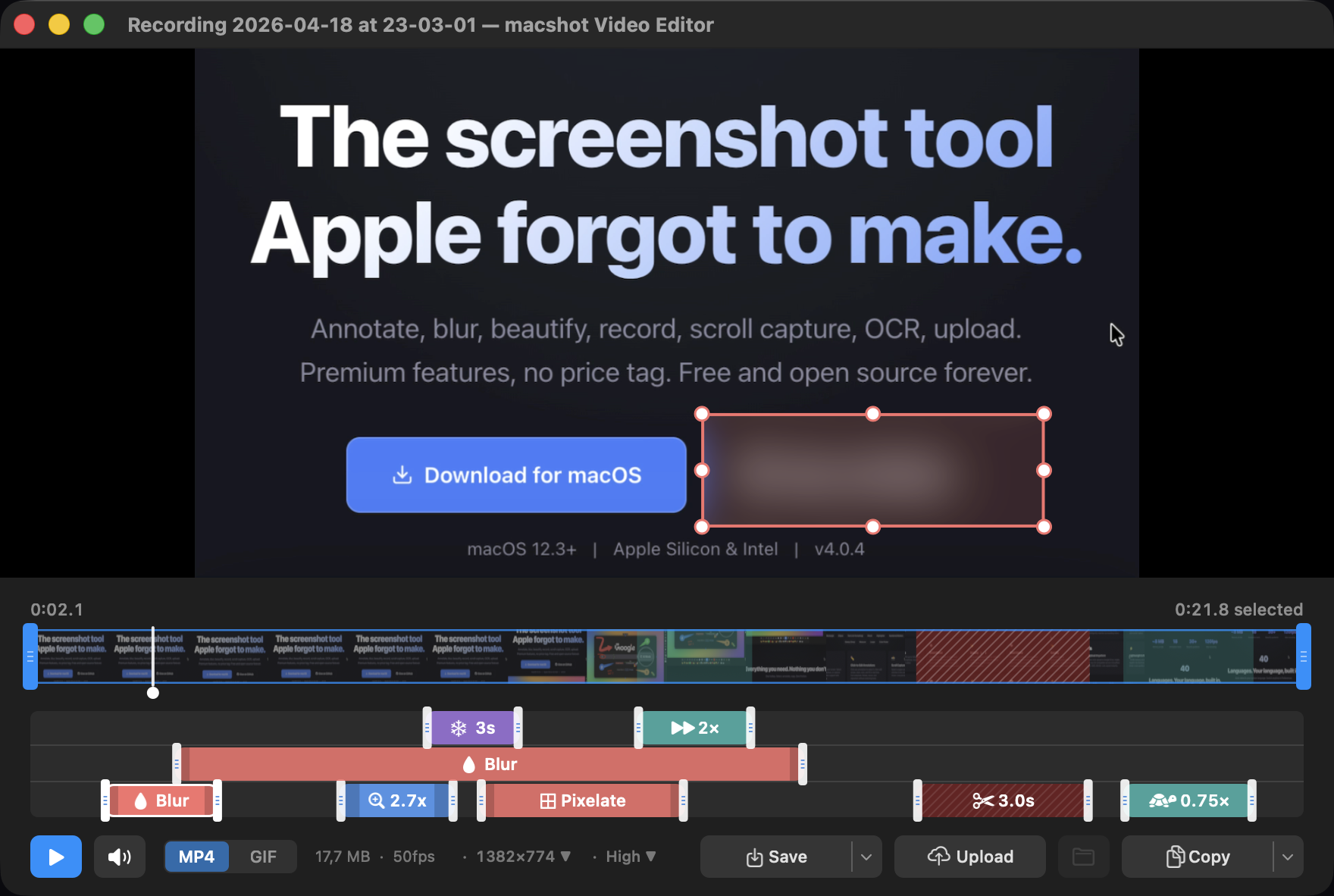 macshot screenshot 2