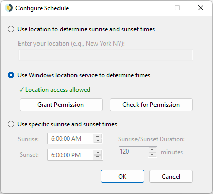 WinDynamicDesktop screenshot 3