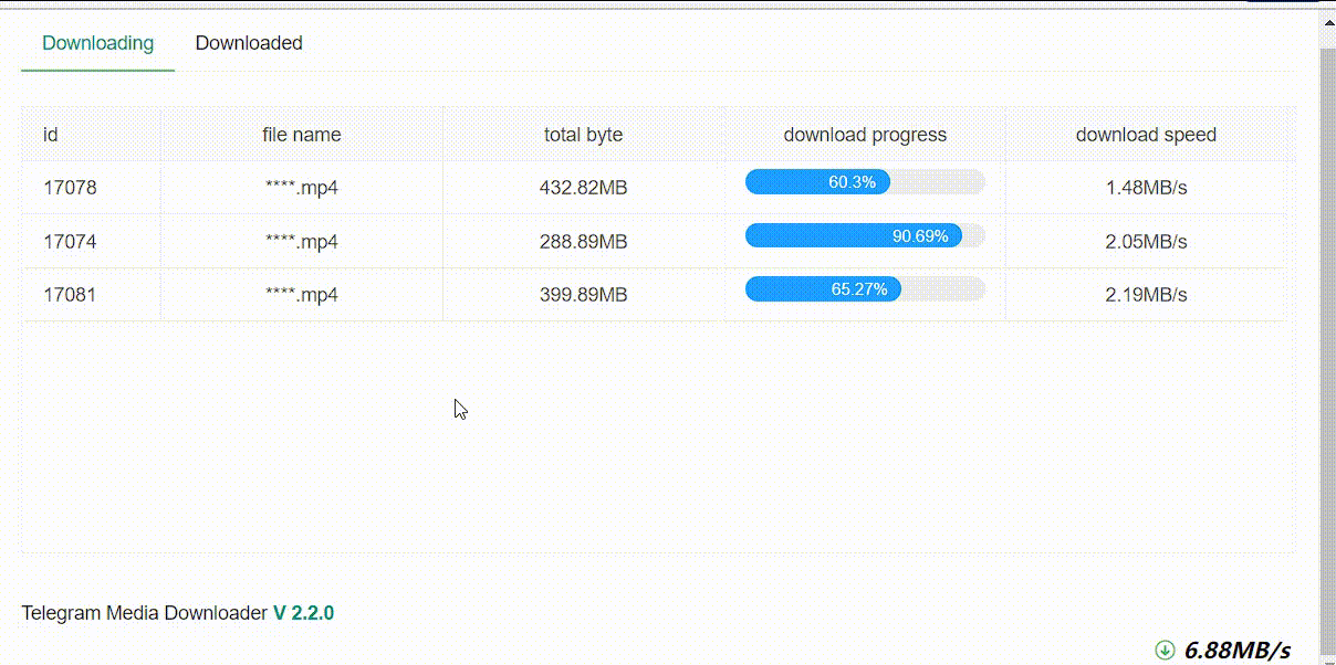 telegram_media_downloader screenshot 1