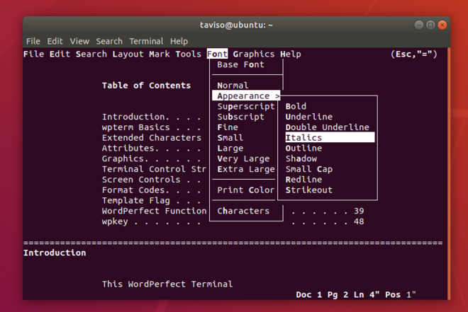 wpunix screenshot 2