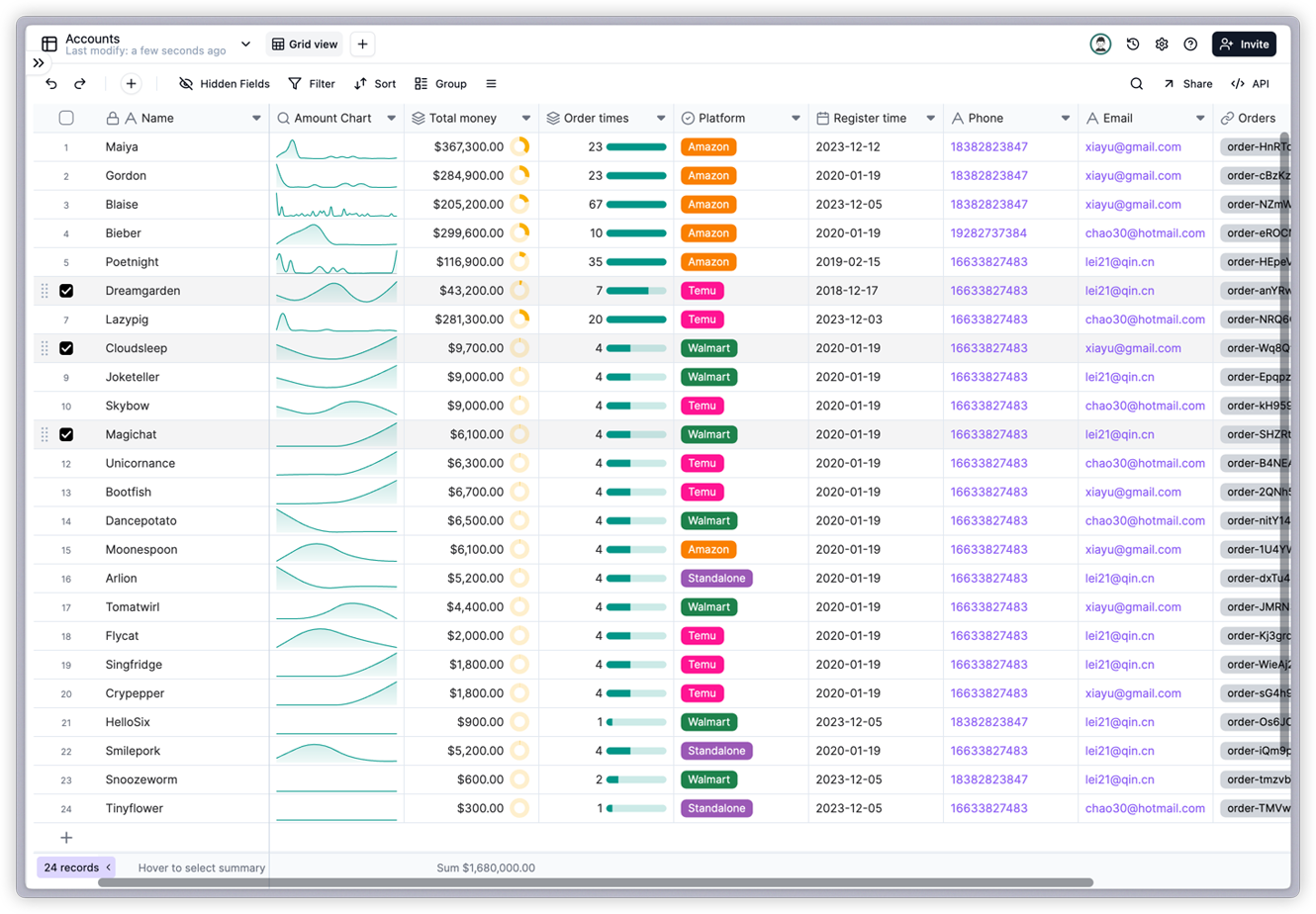 teable screenshot 2